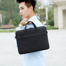 For 13.3-14 inch Laptop Multi-function Laptop Single Shoulder Bag Handbag(Black)