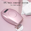 C300 Household LCD 5-level Adjustment Painless IPL Laser Hair Removal Device Skin Rejuvenation, Plug Type:EU Plug(Green)