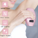 C300 Household LCD 5-level Adjustment Painless IPL Laser Hair Removal Device Skin Rejuvenation, Plug Type:EU Plug(Green)