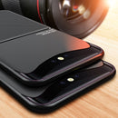 For OPPO Find X Classic Tilt Strip Grain Magnetic Shockproof PC + TPU Case(Black)