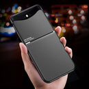 For OPPO Find X Classic Tilt Strip Grain Magnetic Shockproof PC + TPU Case(Blue)