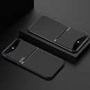 For OPPO Find X Classic Tilt Strip Grain Magnetic Shockproof PC + TPU Case(Blue)