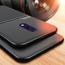 For OPPO Reno 10x zoom Classic Tilt Strip Grain Magnetic Shockproof PC + TPU Case(Red)