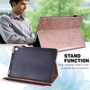 For Huawei MatePad 10.4 Peacock Embossed Pattern TPU + PU Horizontal Flip Leather Case with Holder & Card Slots & Wallet & Sleep / Wake-up Function(Rose Gold)