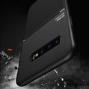 For Samsung Galaxy S10e Classic Tilt Strip Grain Magnetic Shockproof PC + TPU Case(Red)