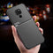 For Huawei Mate 20 Pro Classic Tilt Strip Grain Magnetic Shockproof PC + TPU Case(Black)