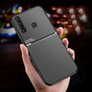 For vivo U10 / U3x Classic Tilt Strip Grain Magnetic Shockproof PC + TPU Case(Green)