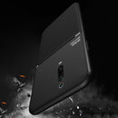 For Xiaomi Redmi K20 Classic Tilt Strip Grain Magnetic Shockproof PC + TPU Case(Black)