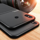 For Xiaomi Mi 8 Lite Classic Tilt Strip Grain Magnetic Shockproof PC + TPU Case(Blue)