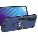For Infinix Note 7 Lite Armour Series PC + TPU Protective Case with Ring Holder(Royal Blue)