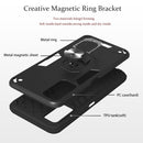 For Infinix Note 7 Lite Armour Series PC + TPU Protective Case with Ring Holder(Royal Blue)