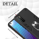 For Infinix Note 7 Lite Armour Series PC + TPU Protective Case with Ring Holder(Royal Blue)