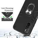 For Infinix Note 7 Lite Armour Series PC + TPU Protective Case with Ring Holder(Royal Blue)