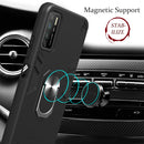 For Infinix Note 7 Lite Armour Series PC + TPU Protective Case with Ring Holder(Royal Blue)