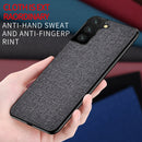 For Samsung Galaxy S21 5G Shockproof Cloth Texture PC + TPU Protective Case(Silver Ash)