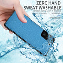 For Samsung Galaxy S21 5G Shockproof Cloth Texture PC + TPU Protective Case(Silver Ash)