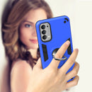 For OPPO Reno4 4G Armour Series PC + TPU Protective Case with Ring Holder(Rose Gold)