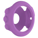 For Garmin Fenix 5S Solid Color Silicone Watch Protective Case(Purple)