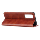For OPPO Reno5 5G / Find X3 Lite Magnetic Crazy Horse Texture Horizontal Flip Leather Case with Holder & Card Slots & Wallet(Brown)