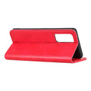 For OPPO Reno5 5G / Find X3 Lite Magnetic Crazy Horse Texture Horizontal Flip Leather Case with Holder & Card Slots & Wallet(Red)