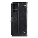For OPPO Reno5 5G / Find X3 Lite Copper Buckle Nappa Texture Horizontal Flip Leather Case with Holder & Card Slots & Wallet(Black)
