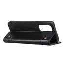 For OPPO Reno5 5G / Find X3 Lite Copper Buckle Nappa Texture Horizontal Flip Leather Case with Holder & Card Slots & Wallet(Black)