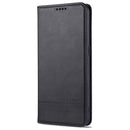 For Oppo Reno5 5G AZNS Magnetic Calf Texture Horizontal Flip Leather Case with Card Slots & Holder & Wallet(Black)