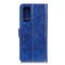 For OnePlus 9 Retro Crazy Horse Texture Horizontal Flip Leather Case, with Holder & Card Slots & Wallet & Photo Frame(Blue)