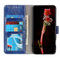 For OnePlus 9 Retro Crazy Horse Texture Horizontal Flip Leather Case, with Holder & Card Slots & Wallet & Photo Frame(Blue)