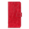 For OnePlus 9 Retro Crazy Horse Texture Horizontal Flip Leather Case, with Holder & Card Slots & Wallet & Photo Frame(Red)