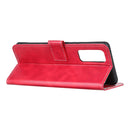 For OnePlus 9 Retro Crazy Horse Texture Horizontal Flip Leather Case, with Holder & Card Slots & Wallet & Photo Frame(Red)