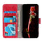 For OnePlus 9 Retro Crazy Horse Texture Horizontal Flip Leather Case, with Holder & Card Slots & Wallet & Photo Frame(Red)