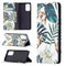 For Samsung Galaxy A72 5G / 4G Colored Drawing Pattern Invisible Magnetic Horizontal Flip PU Leather Case with Holder & Card Slots & Wallet(Red Leaves)