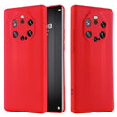 For Huawei Mate 40 RS Pure Color Liquid Silicone Shockproof Full Coverage Case(Red)