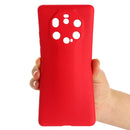 For Huawei Mate 40 RS Pure Color Liquid Silicone Shockproof Full Coverage Case(Red)