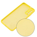 For Xiaomi Redmi Note 9 4G (CN Version) / Redmi 9 Power / Redmi 9T Pure Color Liquid Silicone Shockproof Full Coverage Case(Yellow)