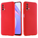 For Xiaomi Redmi Note 9 4G (CN Version) / Redmi 9 Power / Redmi 9T Pure Color Liquid Silicone Shockproof Full Coverage Case(Red)