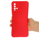 For Xiaomi Redmi Note 9 4G (CN Version) / Redmi 9 Power / Redmi 9T Pure Color Liquid Silicone Shockproof Full Coverage Case(Red)