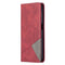 For Samsung Galaxy A32 5G Prismatic Invisible Magnetic Horizontal Flip Leather Case with Holder & Card Slots & Photo Frame(Red)