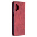 For Samsung Galaxy A32 5G Prismatic Invisible Magnetic Horizontal Flip Leather Case with Holder & Card Slots & Photo Frame(Red)
