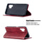 For Samsung Galaxy A32 5G Prismatic Invisible Magnetic Horizontal Flip Leather Case with Holder & Card Slots & Photo Frame(Red)