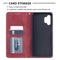 For Samsung Galaxy A32 5G Prismatic Invisible Magnetic Horizontal Flip Leather Case with Holder & Card Slots & Photo Frame(Red)