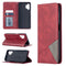 For Samsung Galaxy A32 5G Prismatic Invisible Magnetic Horizontal Flip Leather Case with Holder & Card Slots & Photo Frame(Red)