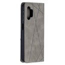 For Samsung Galaxy A32 5G Prismatic Invisible Magnetic Horizontal Flip Leather Case with Holder & Card Slots & Photo Frame(Grey)