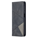 For Samsung Galaxy A32 5G Prismatic Invisible Magnetic Horizontal Flip Leather Case with Holder & Card Slots & Photo Frame(Black)