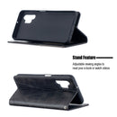 For Samsung Galaxy A32 5G Prismatic Invisible Magnetic Horizontal Flip Leather Case with Holder & Card Slots & Photo Frame(Black)