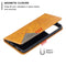 For Samsung Galaxy A52 5G / 4G Prismatic Invisible Magnetic Horizontal Flip Leather Case with Holder & Card Slots & Photo Frame(Yellow)
