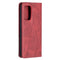 For Samsung Galaxy A52 5G / 4G Prismatic Invisible Magnetic Horizontal Flip Leather Case with Holder & Card Slots & Photo Frame(Red)