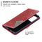 For Samsung Galaxy A52 5G / 4G Prismatic Invisible Magnetic Horizontal Flip Leather Case with Holder & Card Slots & Photo Frame(Red)