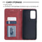 For Samsung Galaxy A52 5G / 4G Prismatic Invisible Magnetic Horizontal Flip Leather Case with Holder & Card Slots & Photo Frame(Red)